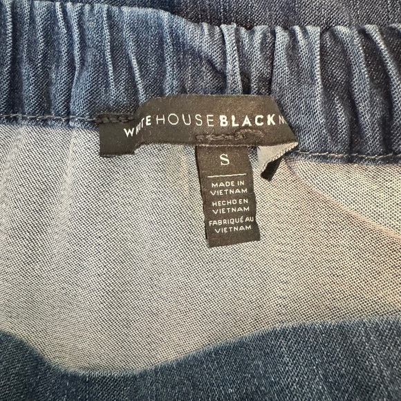 White House Black Market Off-Shoulder Denim Tunic - Picture 4 of 4